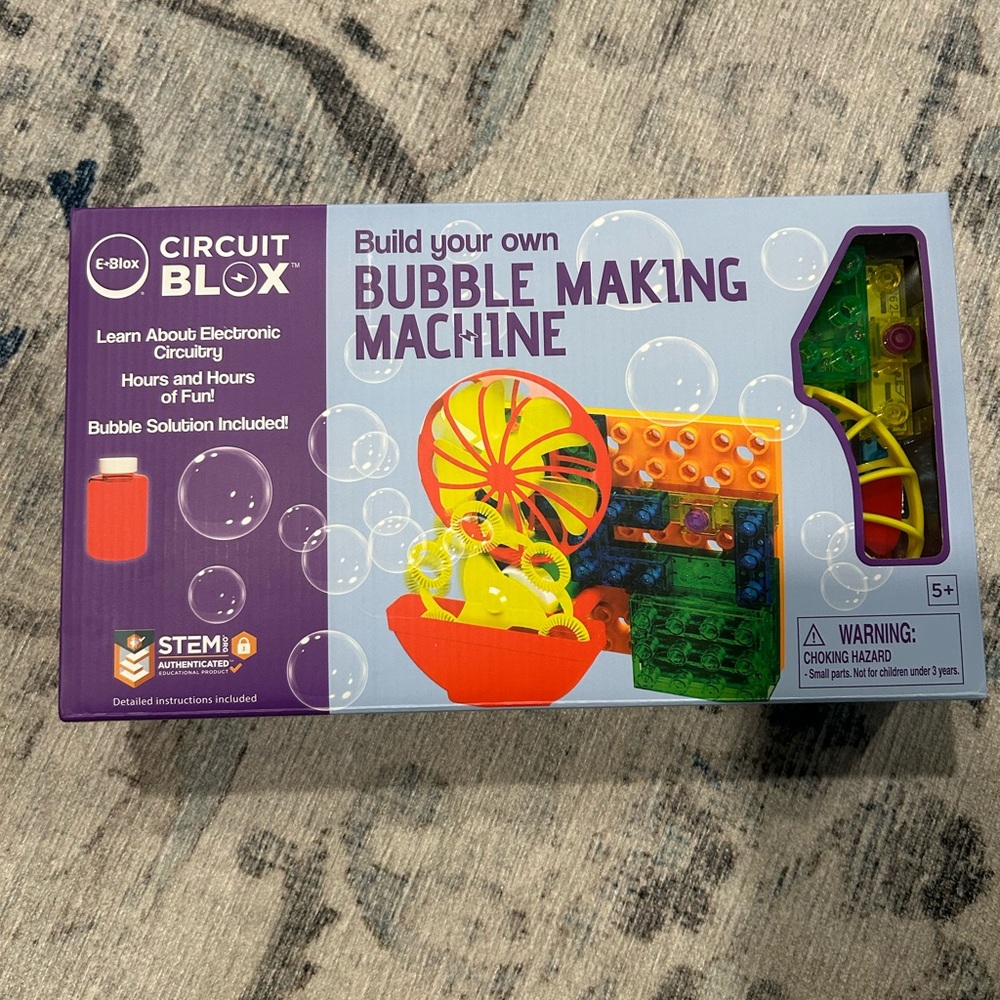 Circuit Blox Bubble Maker - Colorful Learning Toy